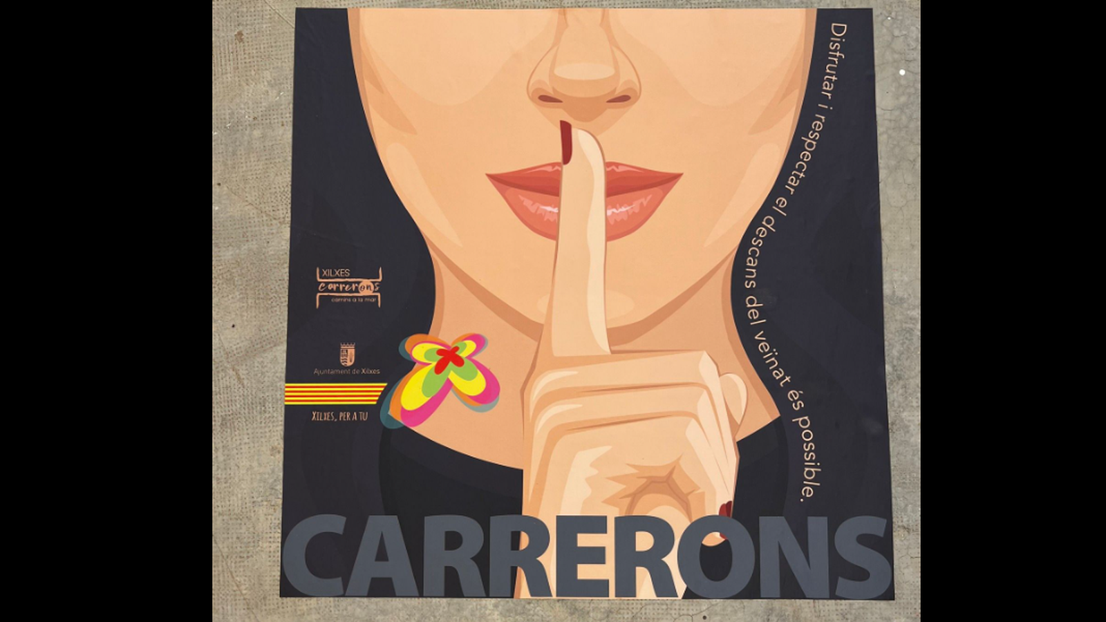 Un dels vinils de la campanya