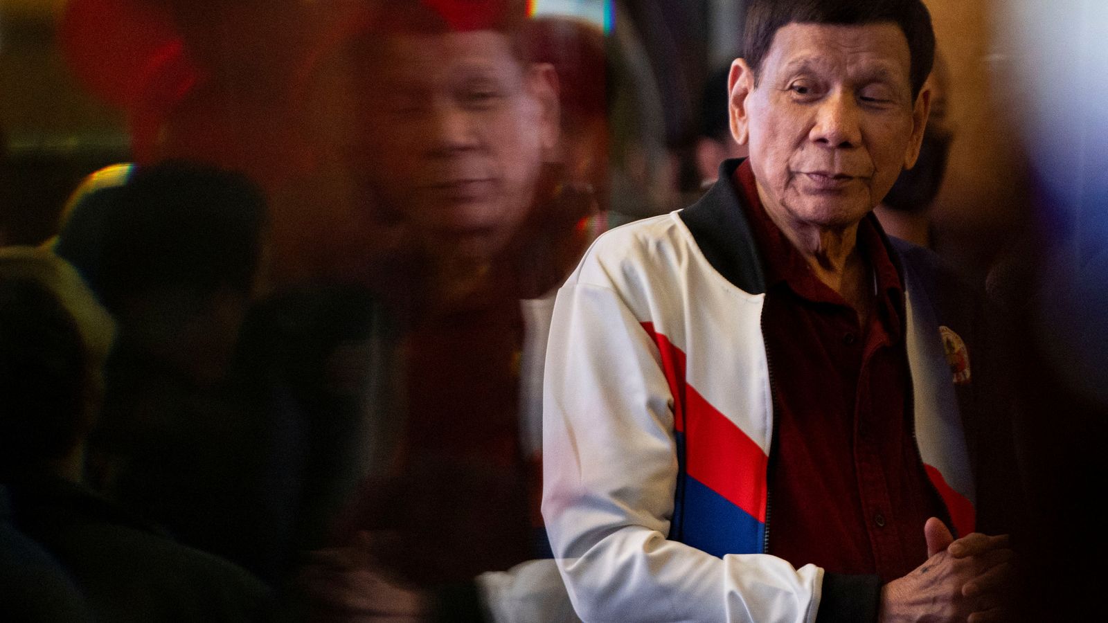 L'expresident de Filipines, Rodrigo Duterte, en un acte electoral recent