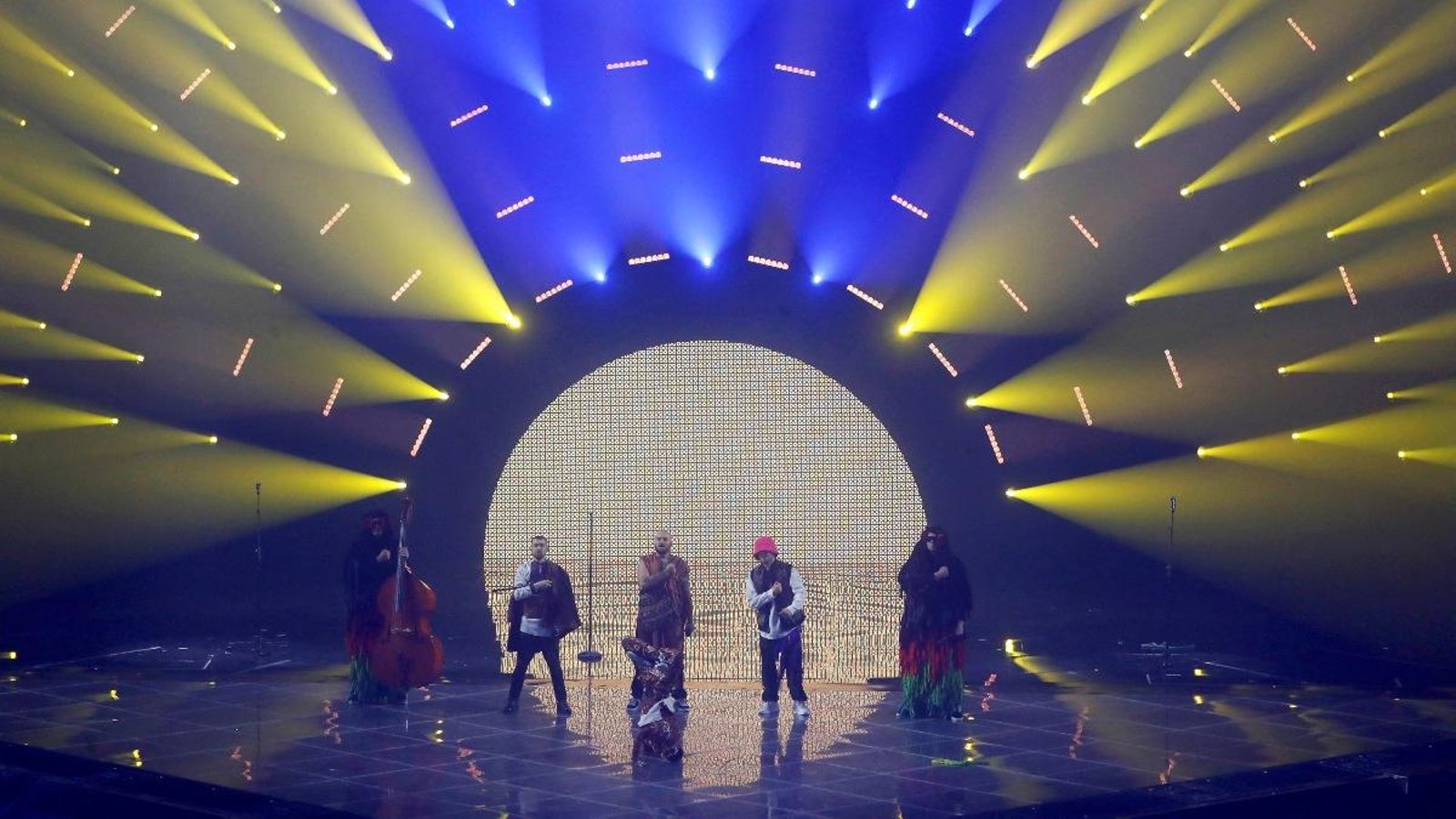 Ucraïna durant l'actuació de la gala final