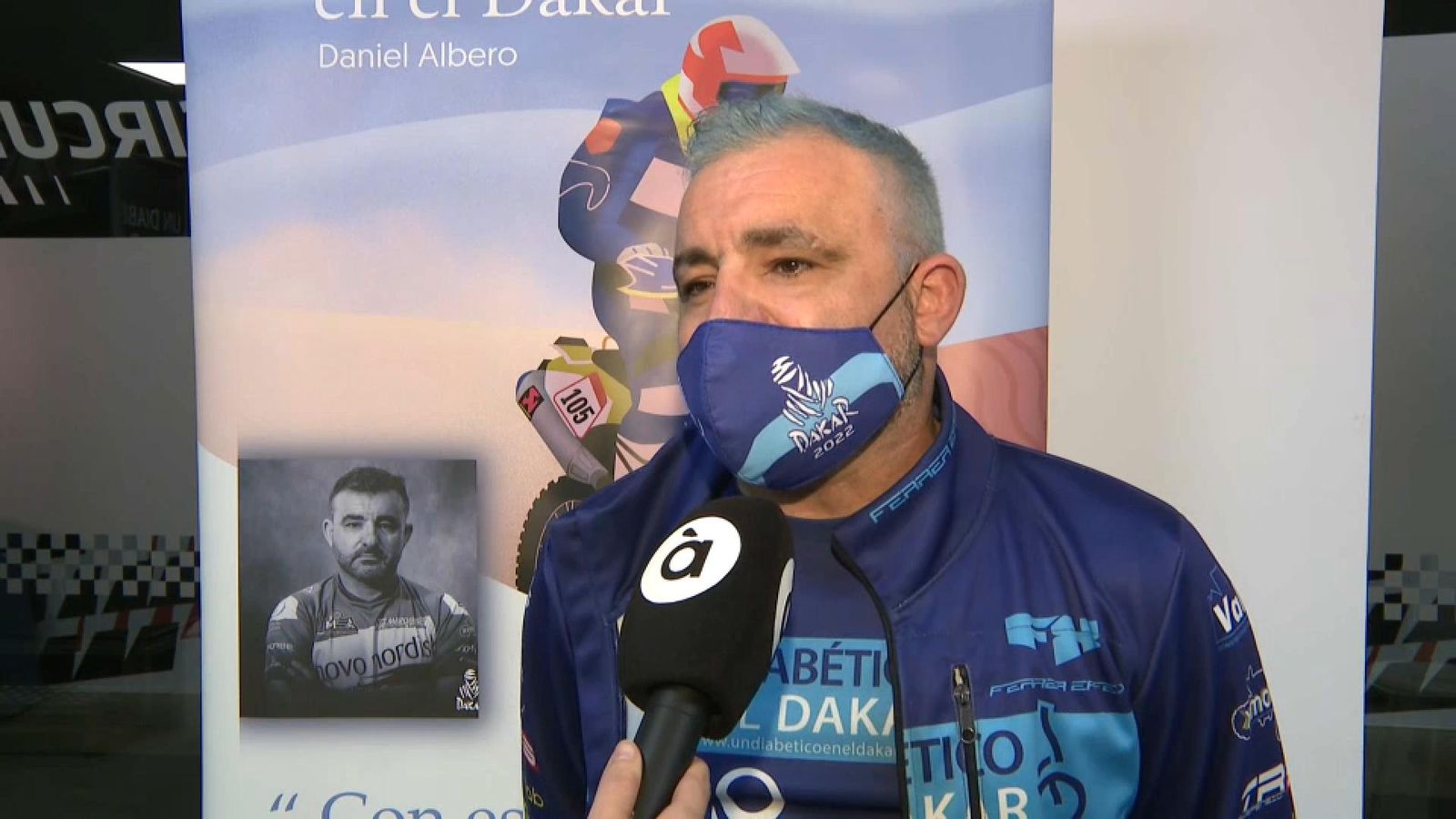 Dani Albero, en la presentació de l'equip