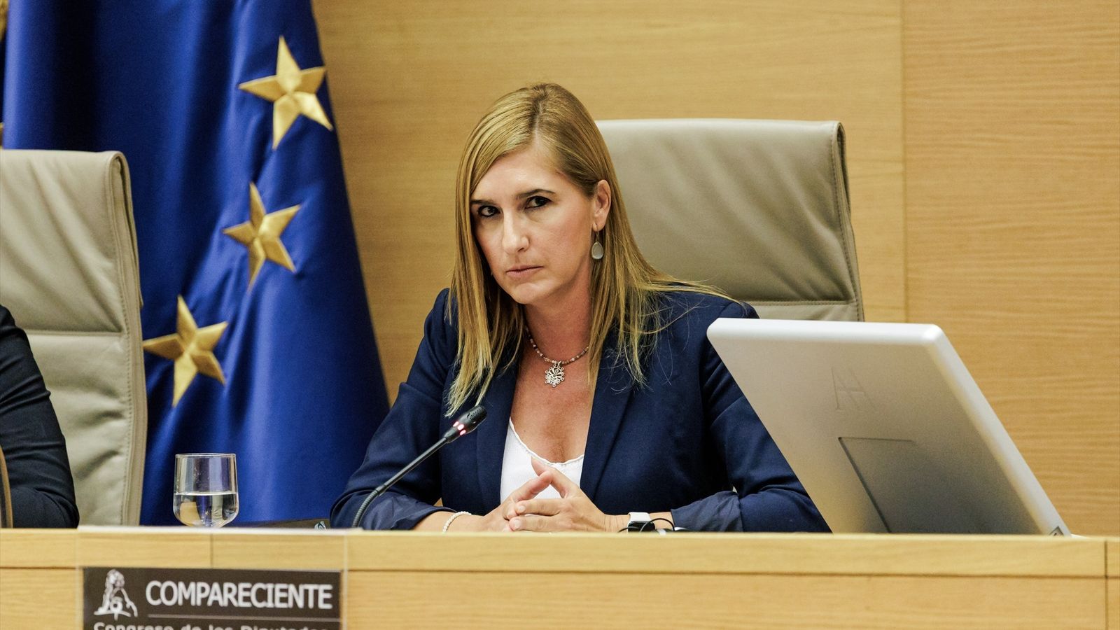 L'exconsellera de Justícia de la Comunitat Valenciana, Salomé Pradas, durant la segona compareixença en el Congrés
