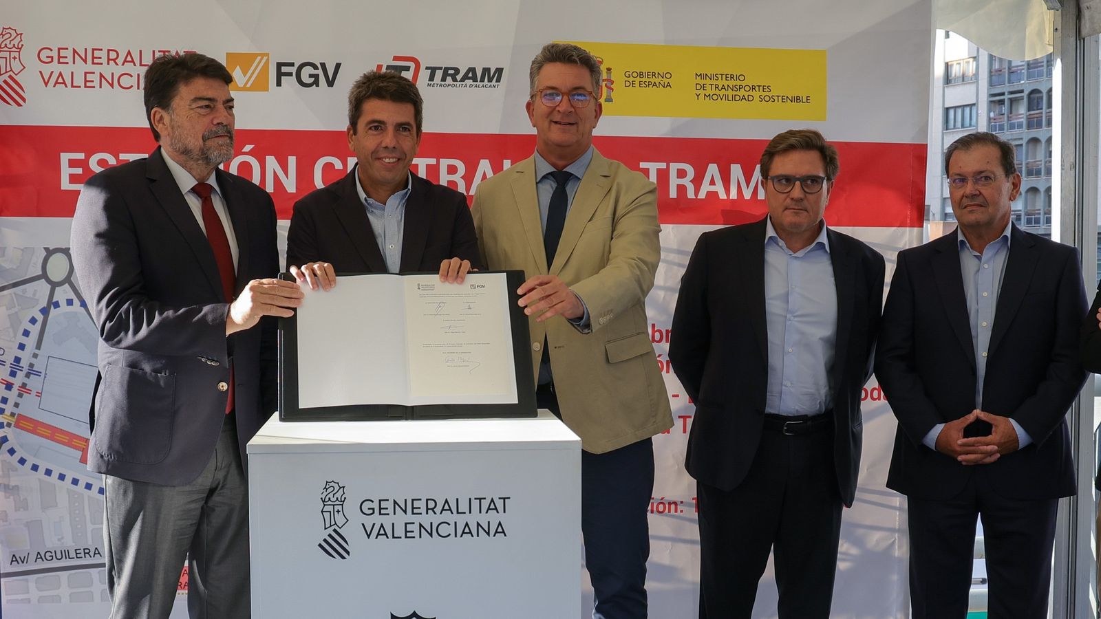 Un moment de l'acte, este divendres, a Alacant