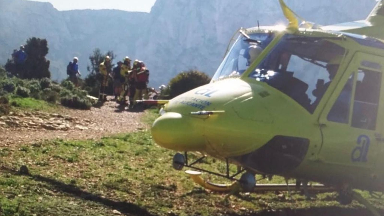 Helicòpter del Consorci de Bombers d'Alacant