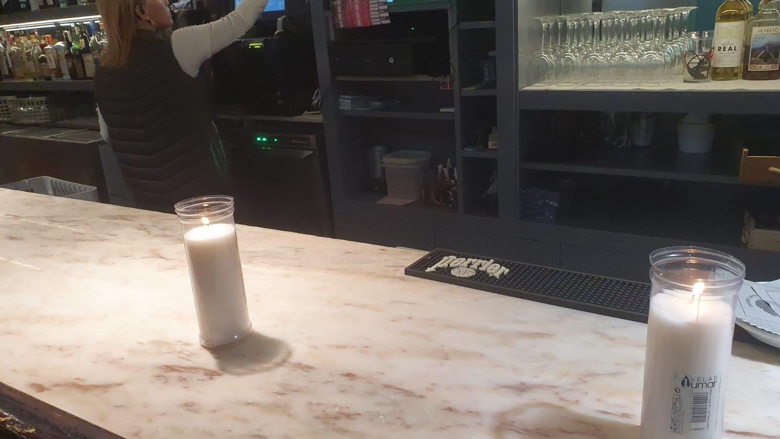 Apagó simbòlic a l'hostaleria