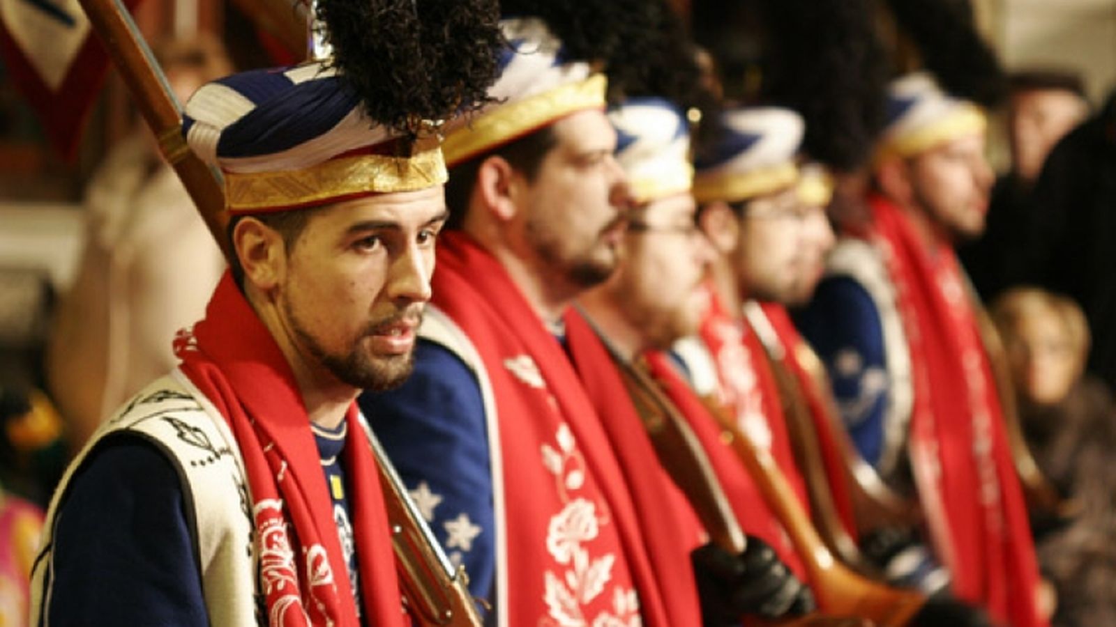 Imatge d'arxiu de la celebració dels Moros i Cristians de Sax