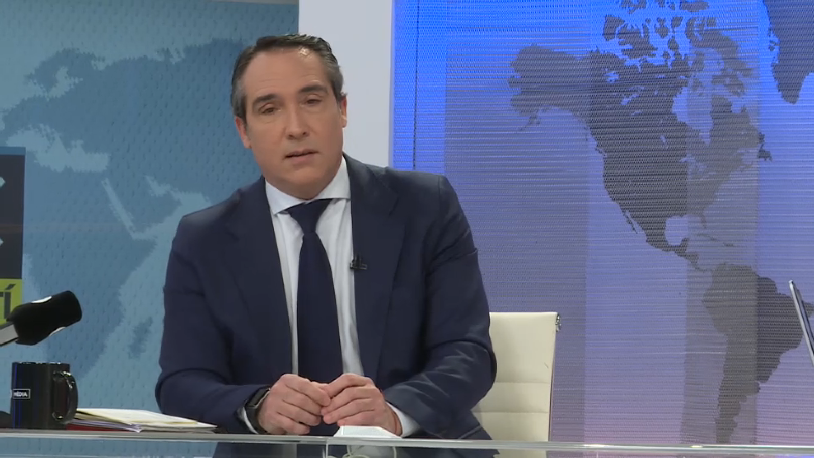 Rubén Ibáñez, a 'Les notícies del matí'