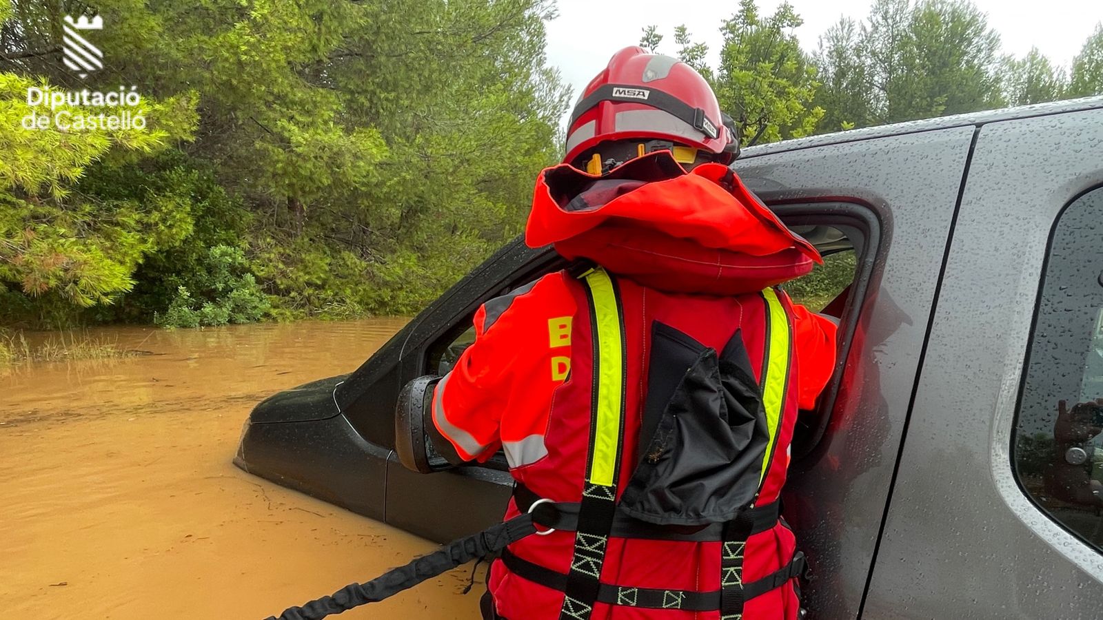 Intervenció dels bombers durant la Dana de setembre