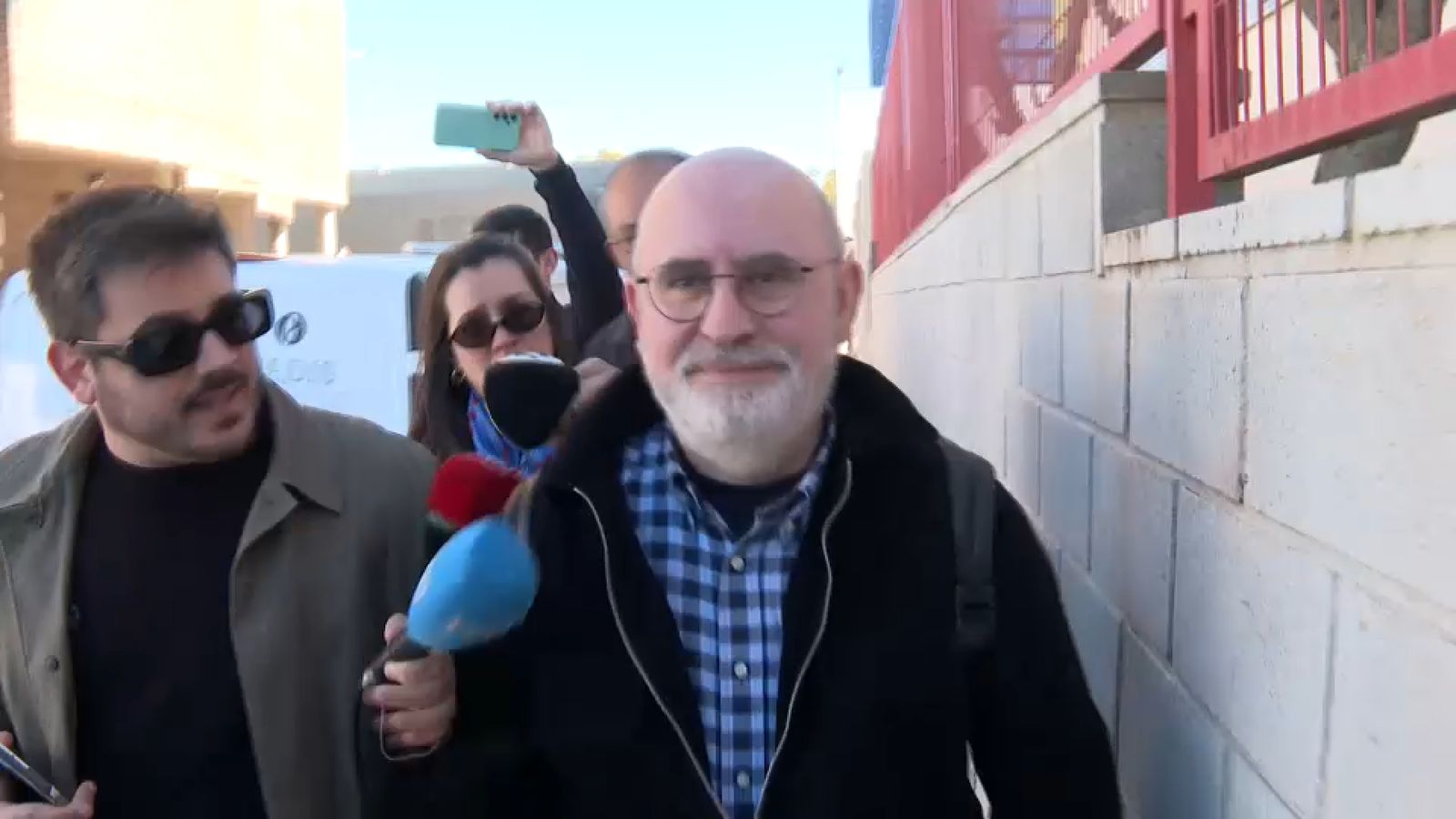 L'exsubdirector d'Emergències, Jorge Suárez, a l'eixida del jutjat de Llíria