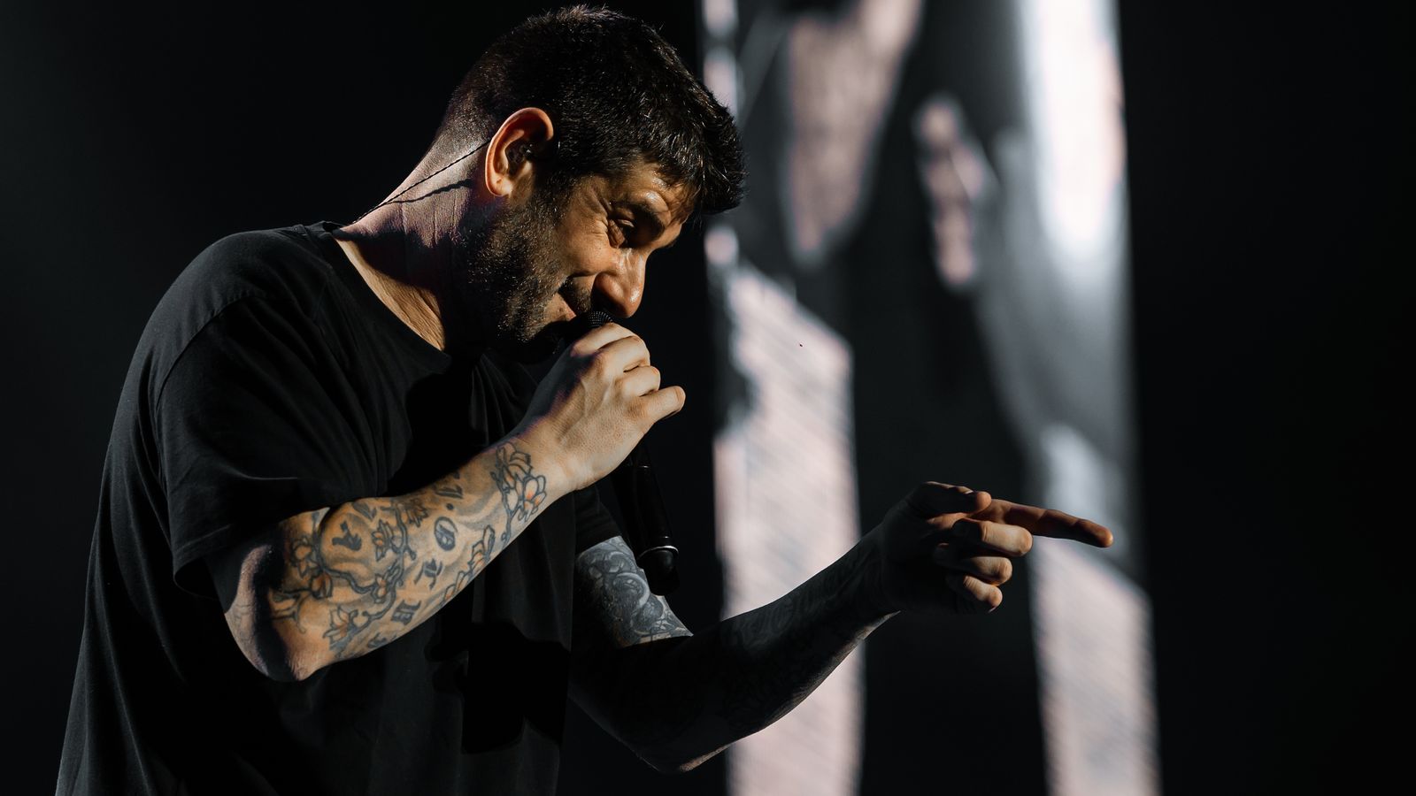 El cantautor i músic Melendi durant un concert