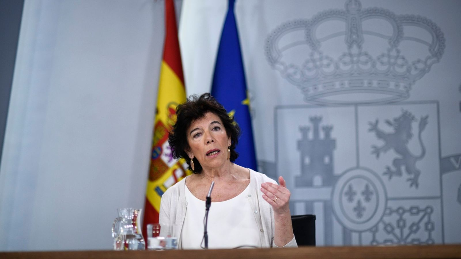Isabel Celaá compareix després de la reunió del Consell de Ministres en La Moncloa