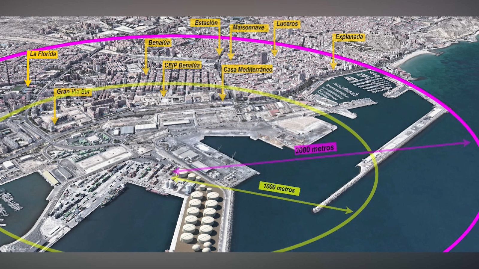 El projecte contempla la instal·lació per fases de 18 dipòsits d'emmagatzematge de combustible