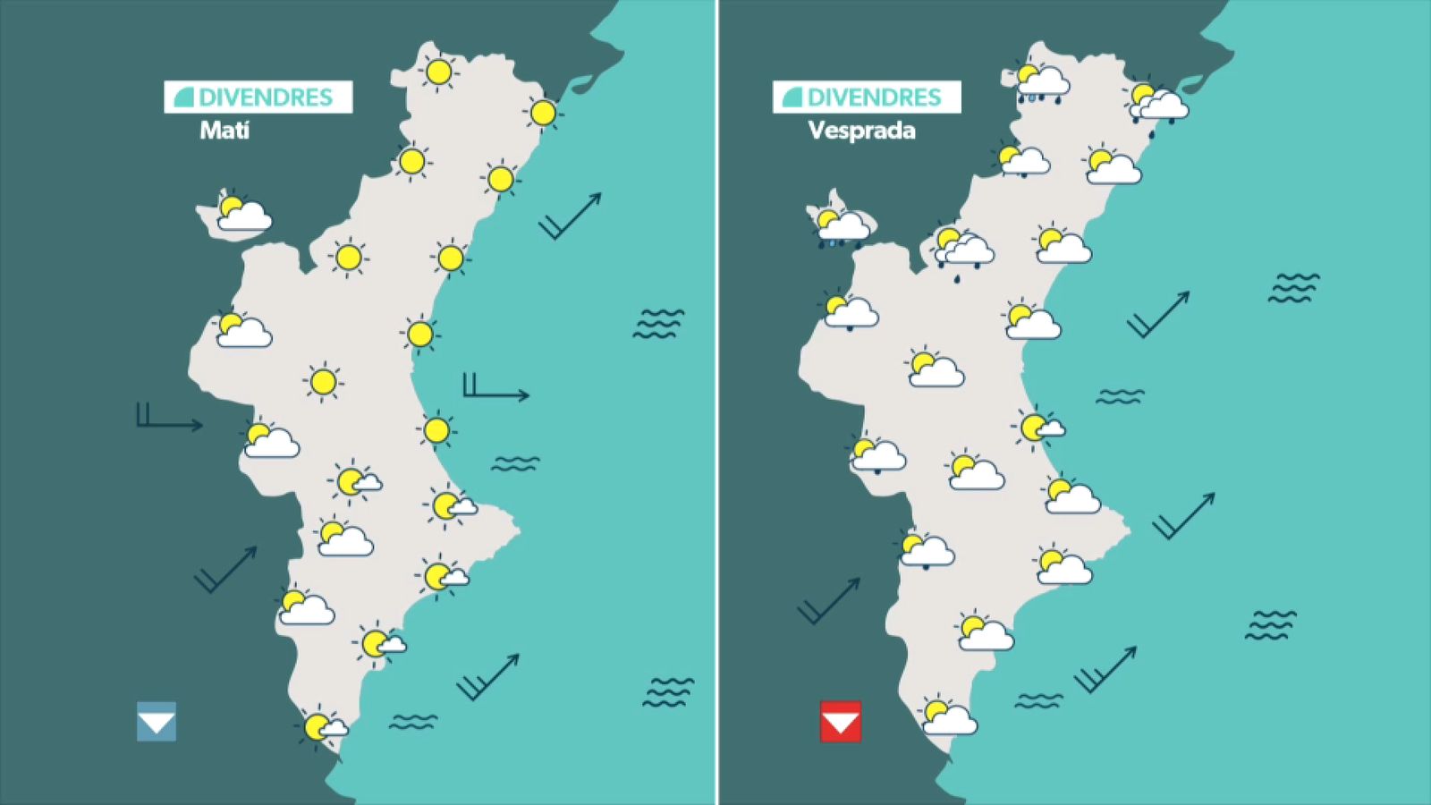 La previsió del divendres 6 de febrer