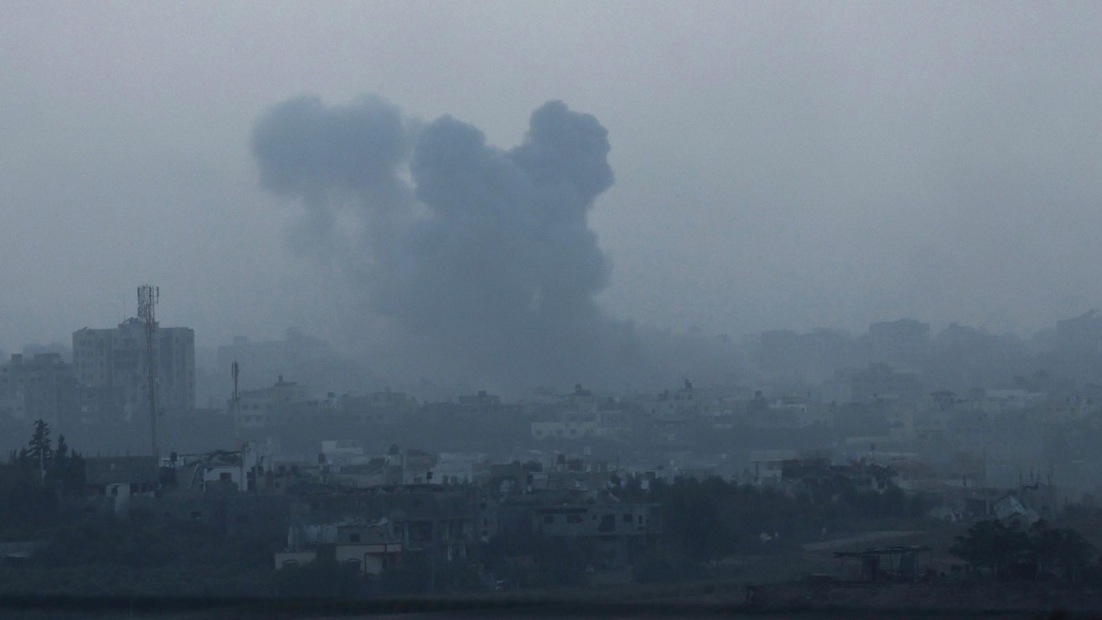 Atacs d'Israel a la frontera de Gaza