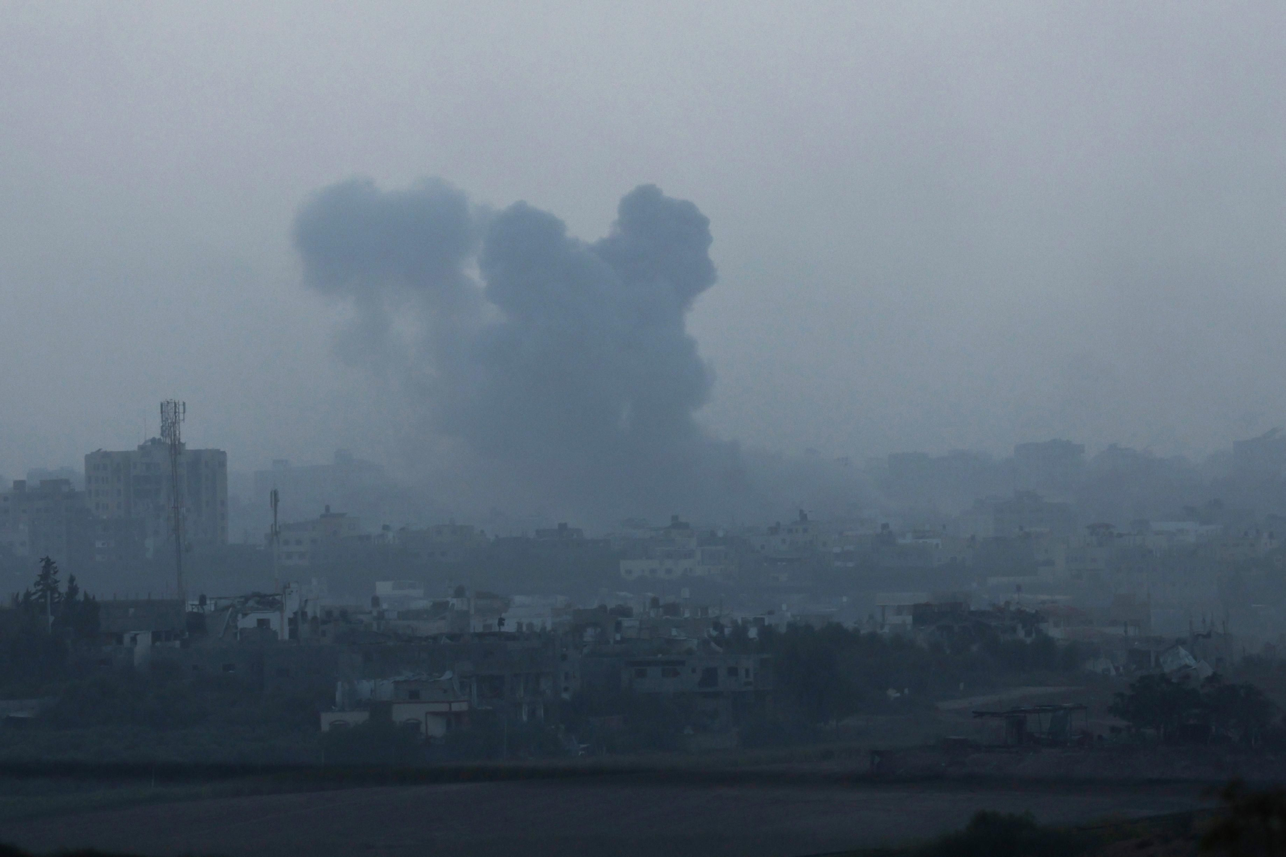 Atacs d'Israel a la frontera de Gaza
