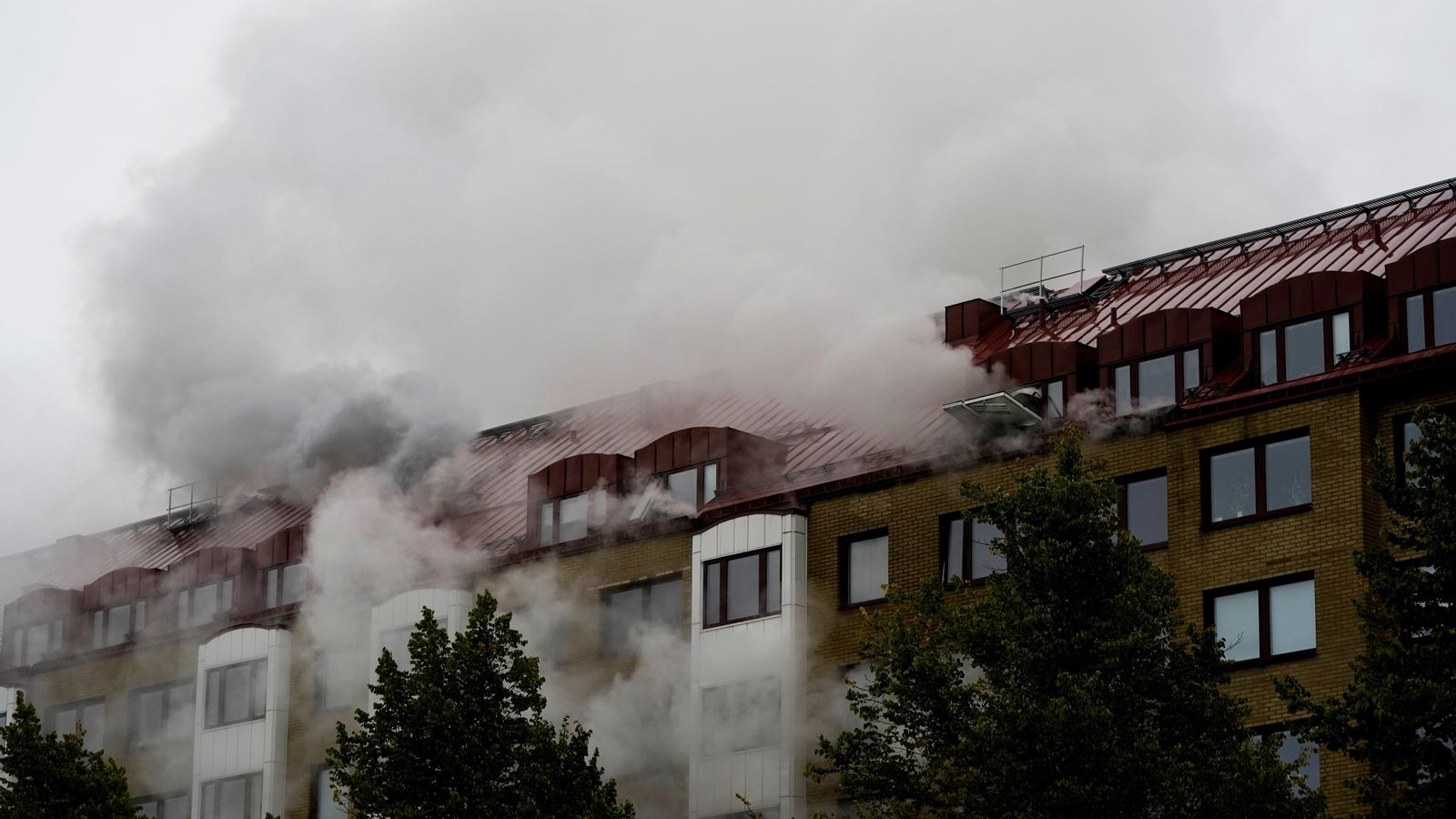 Explosió en un edifici d'apartaments a Göteborg, Suècia, BJORN LARSSON ROSVALL / TT SWEDEN OUT
