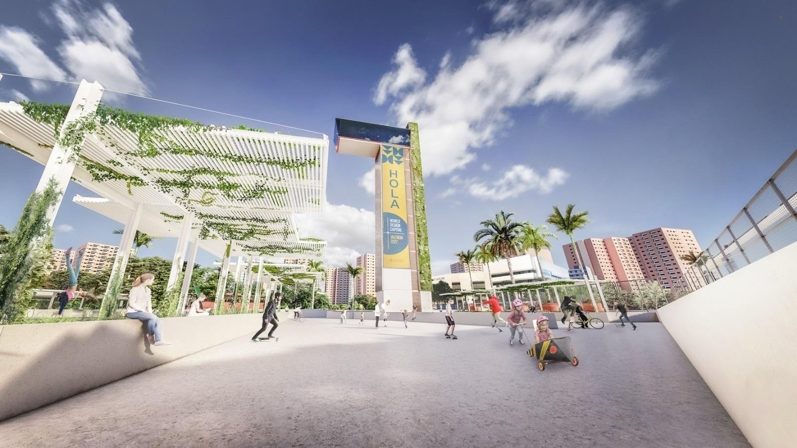 Infografia de la torre Miramar a València
