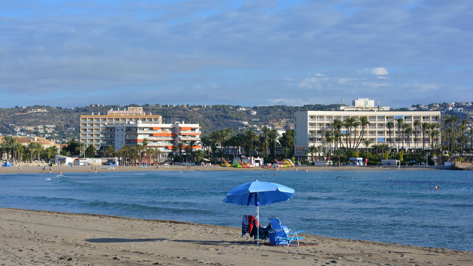 La platja de l'Arenal de Xàbia en una imatge d'arxiu