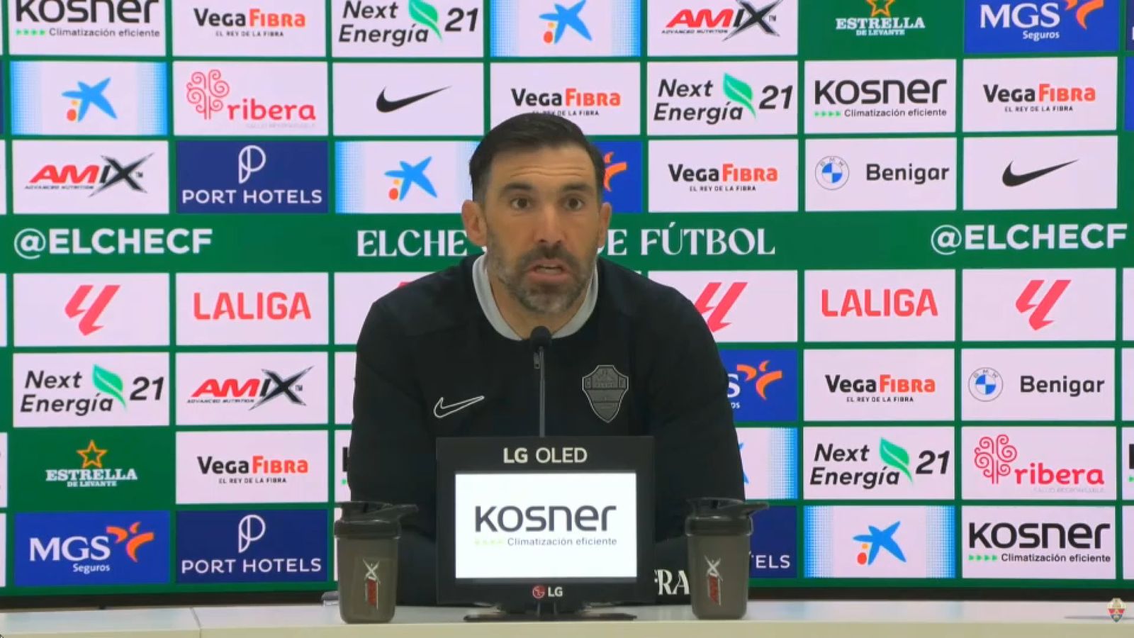 El tècnic de l'Elx, Eder Sarabia