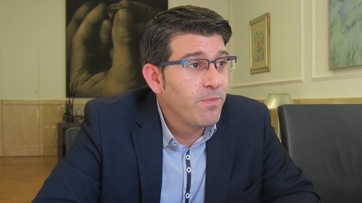 Primer acte del PSPV a Ontinyent amb Jorge Rodríguez com a candidat