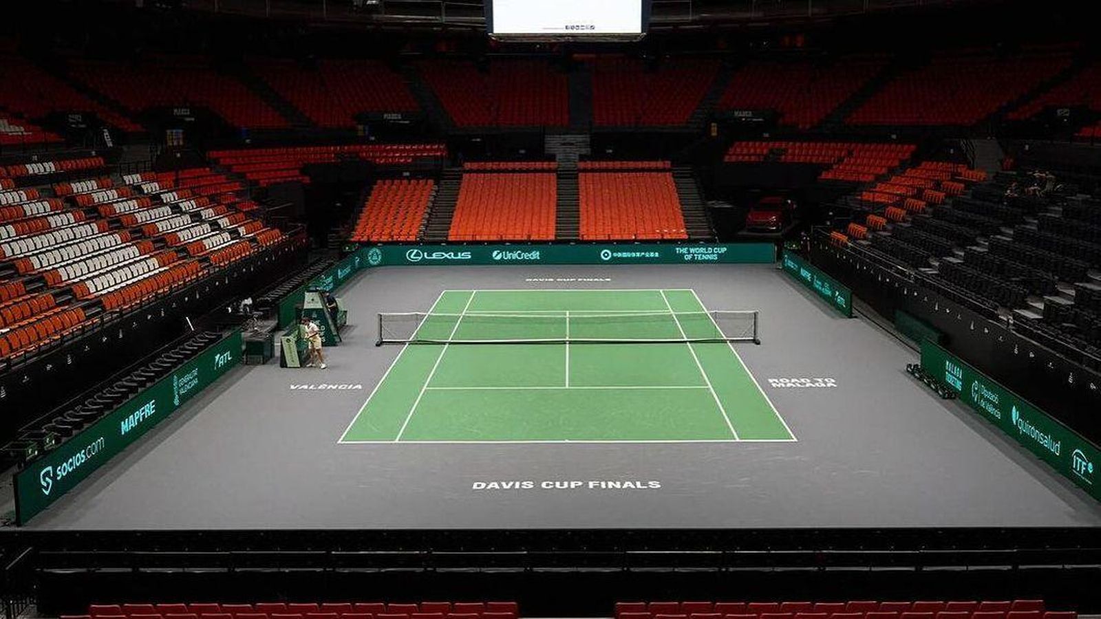 La Fonteta preparada per a la Copa Davis