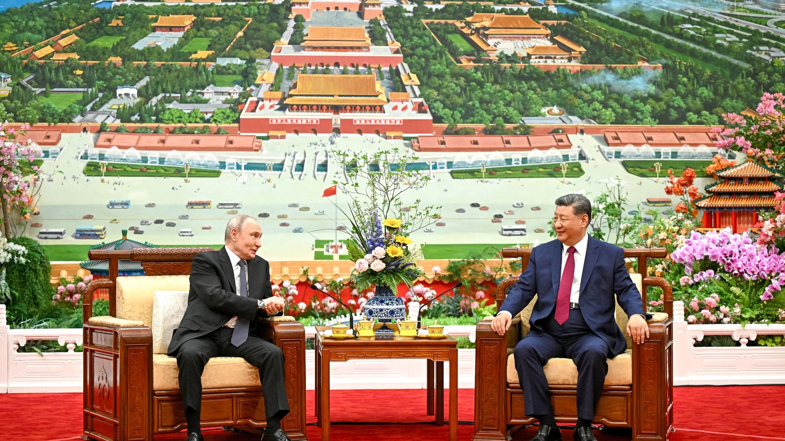 En la imatge, el president rus, Vladímir Putin, es reunix amb l'homòleg xinés, Xi Jinping