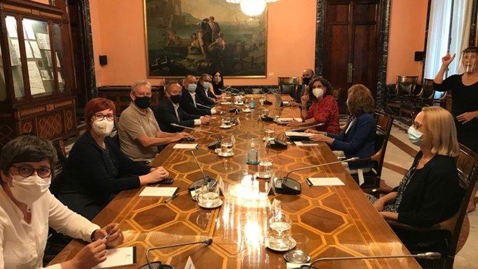 Reunió, aquesta vesprada, sobre finançament en Madrid