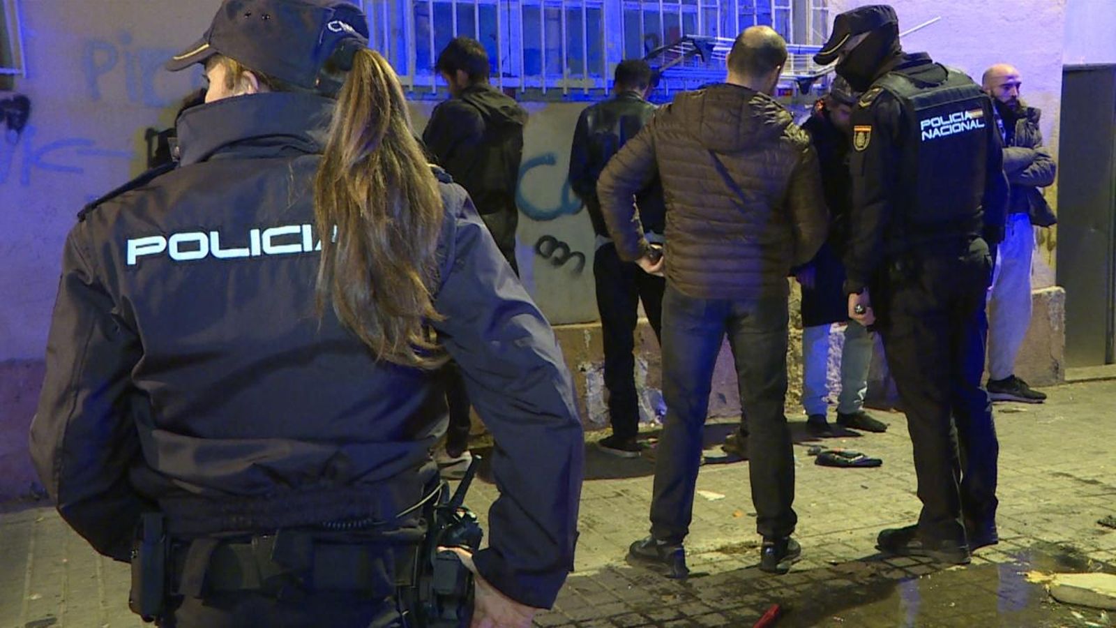 Unitat de la BRIC patrulla de nit a València