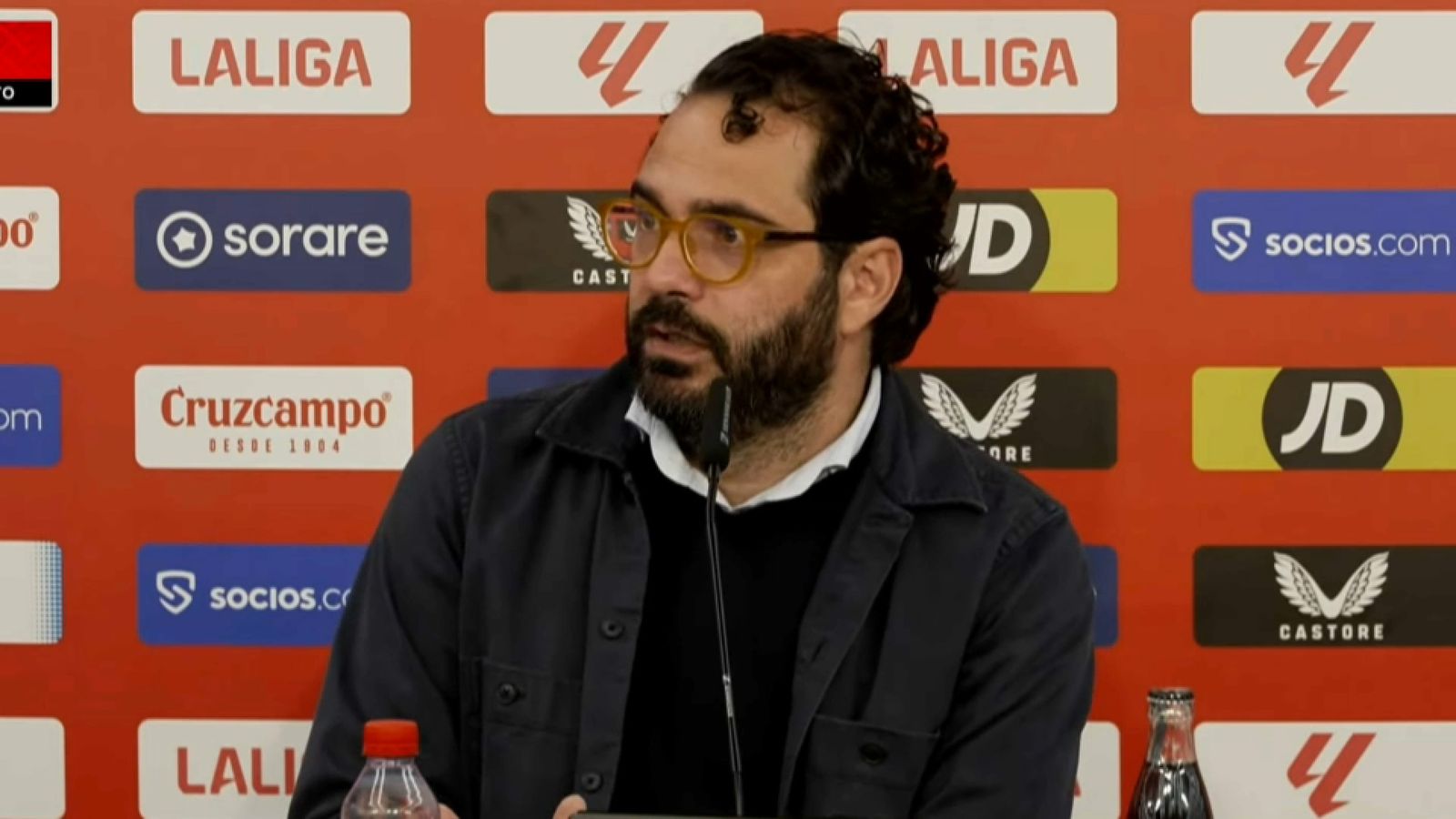 El director esportiu del Sevilla, Víctor Orta
