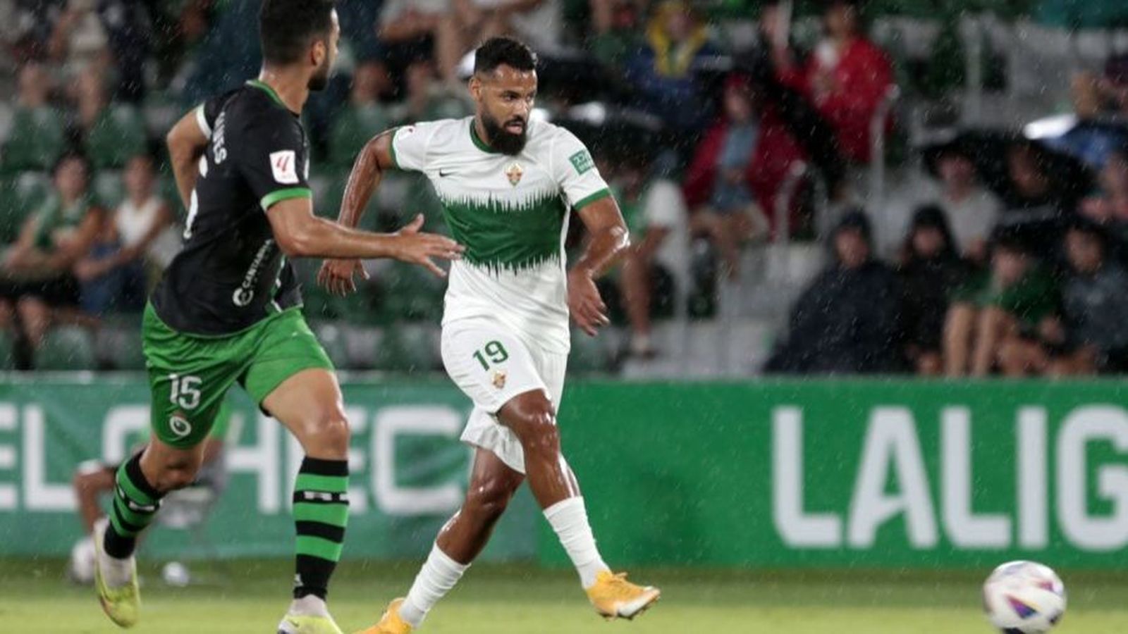 Mourad, en una acció del partit