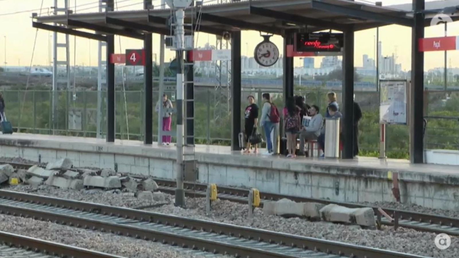 Imatge d'arxiu d'una estació de tren