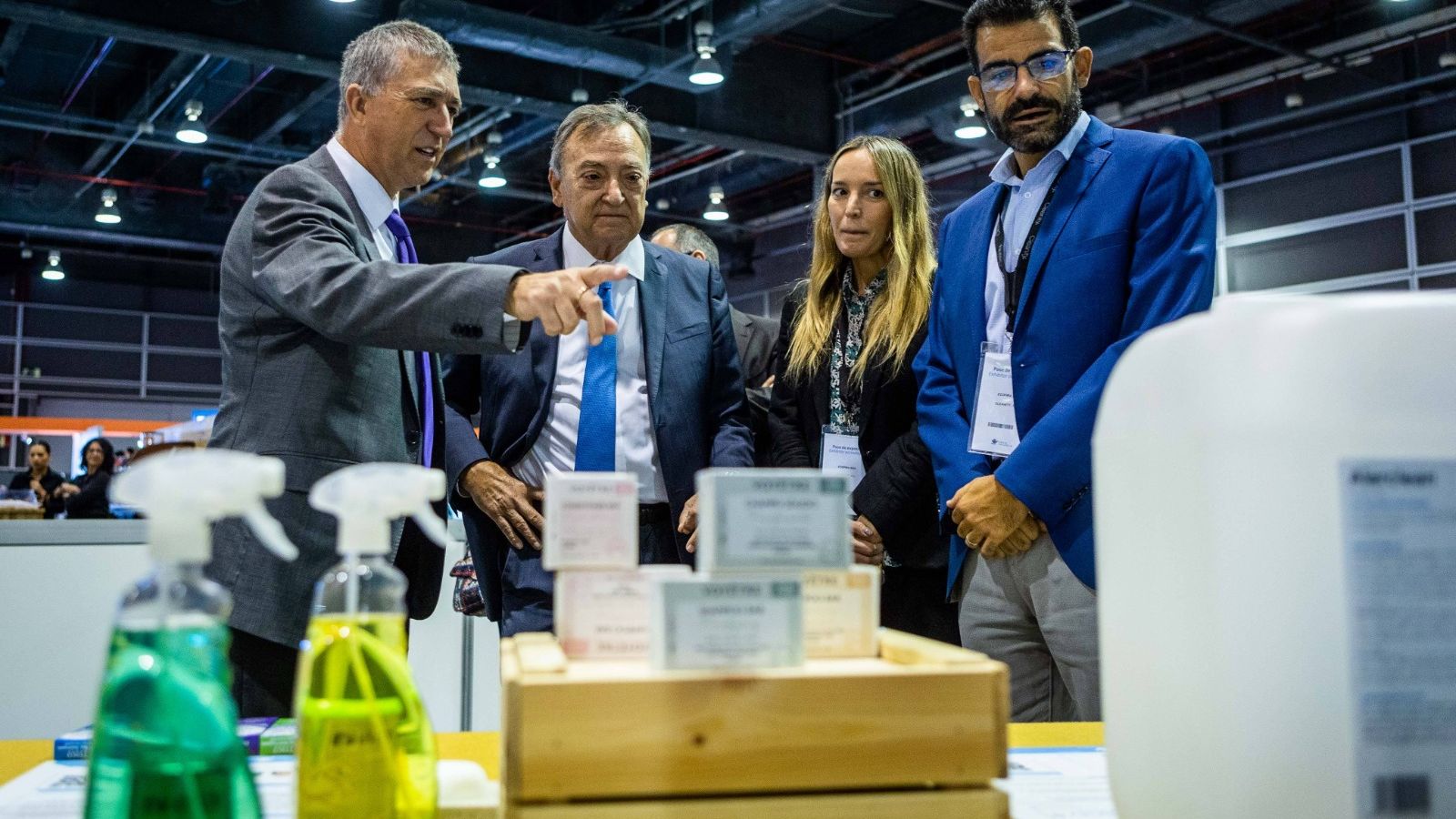 Un moment de la inauguració de la fira, aquest dimarts