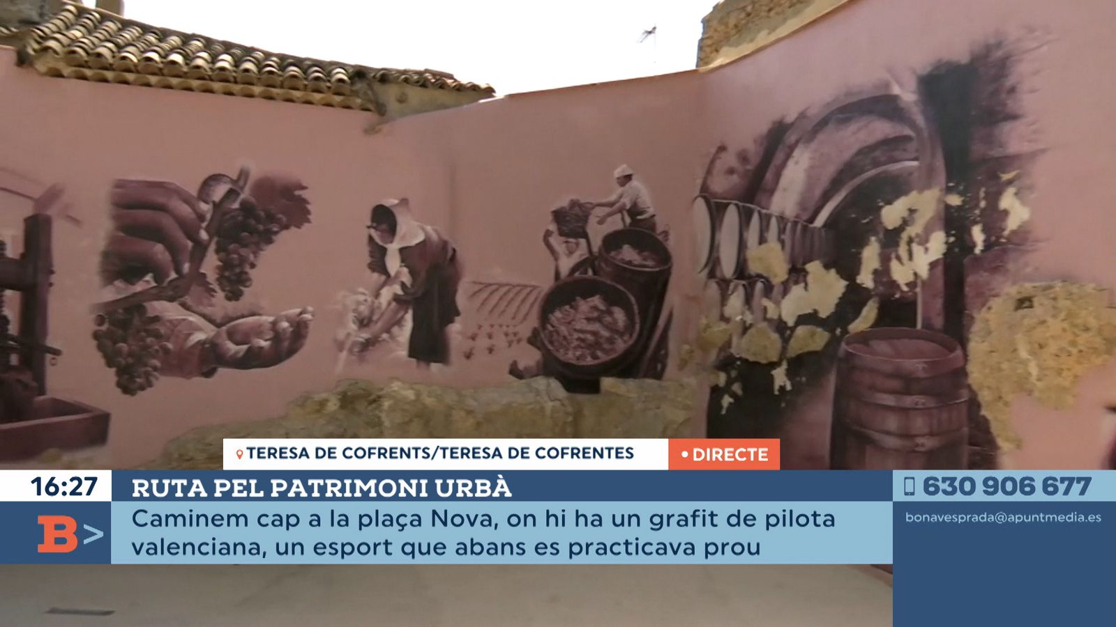 16.08.2021 | Ruta pel patrimoni urbà de Teresa de Cofrents