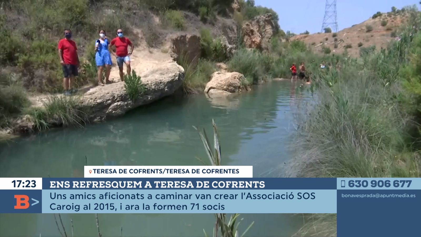 16.08.2021 |  Ens refresquem a Teresa de Cofrents
