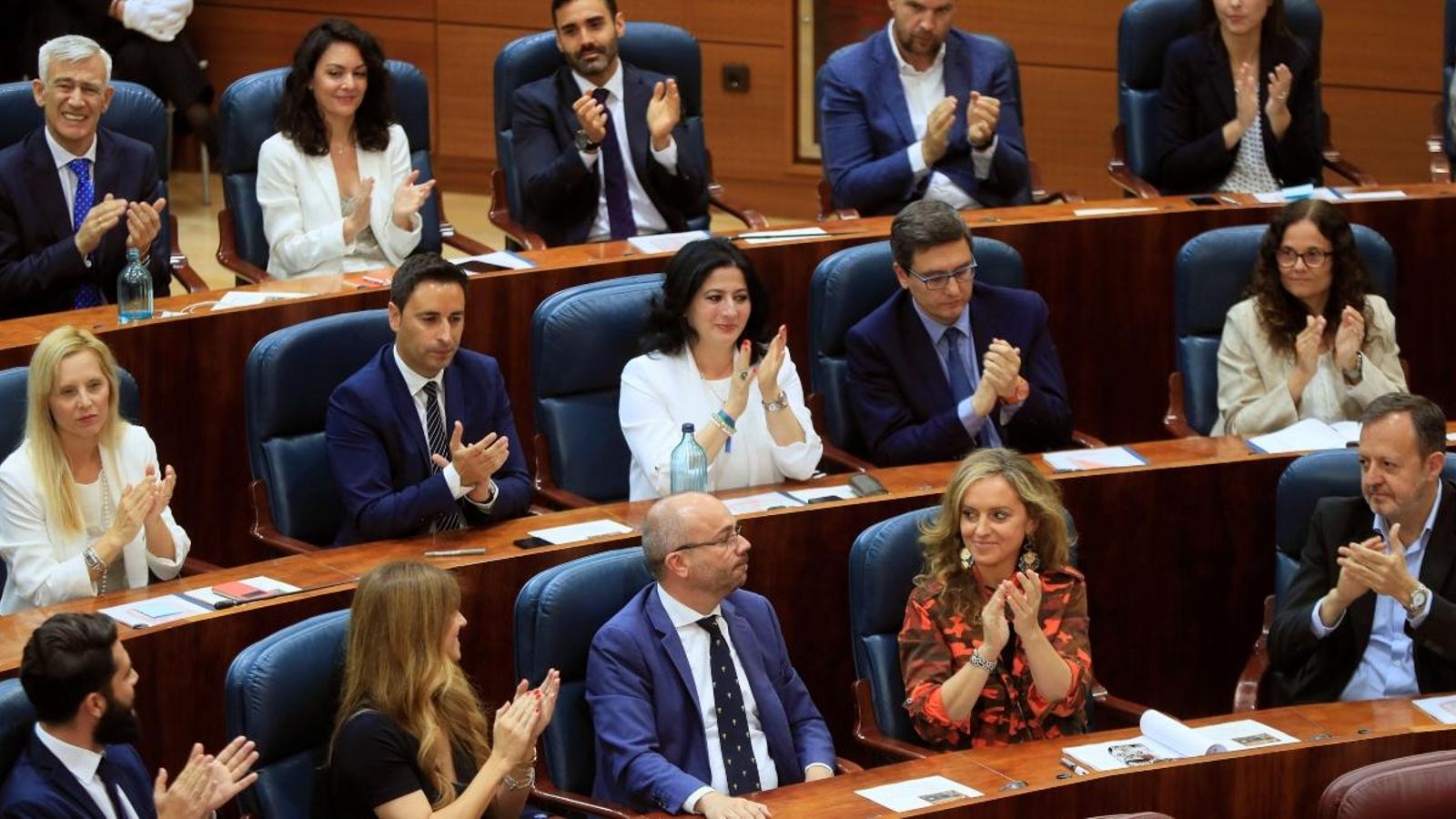 El PP, Ciutadans i Vox han votat conjuntament per a fer president de l'Assemblea de Madrid el diputat de Ciutadans Juan Trinidad
