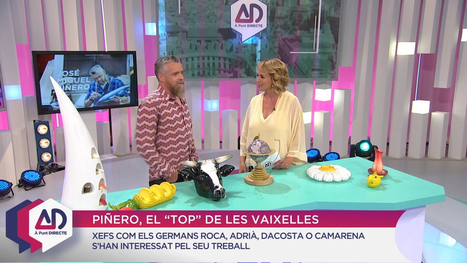 José Manuel Piñero, el «top» de les vaixelles