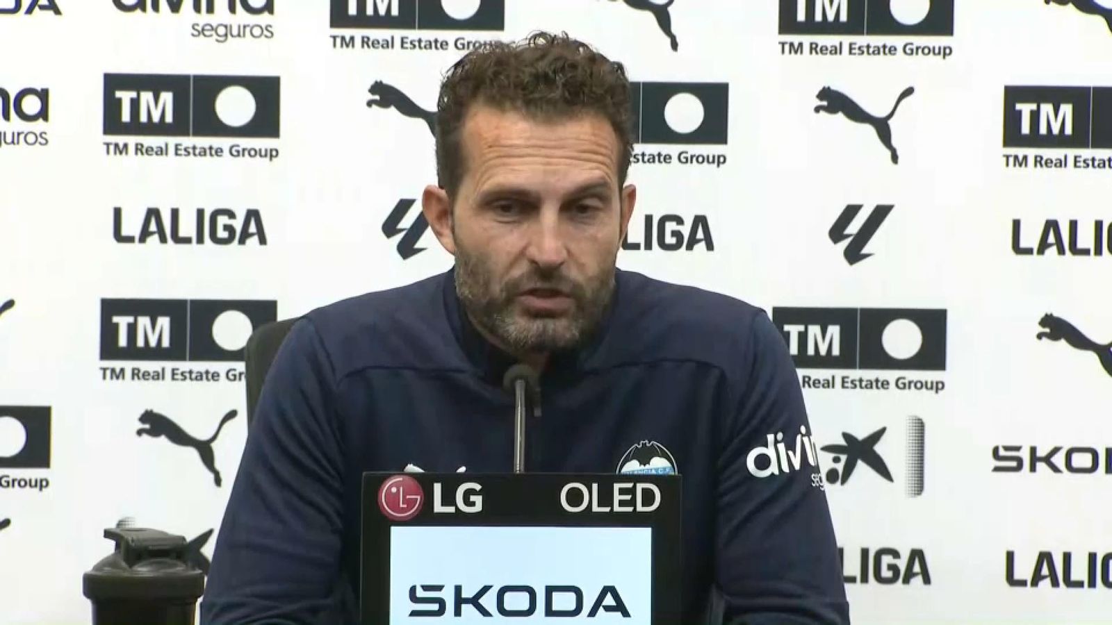 El tècnic del València CF, Rubén Baraja El tècnic del València CF, Rubén Baraja