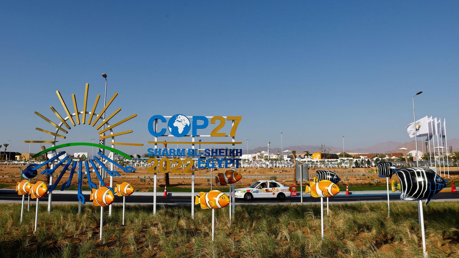 Recinte de la COP27 a la ciutat egípcia de Sharm al-Sheikh