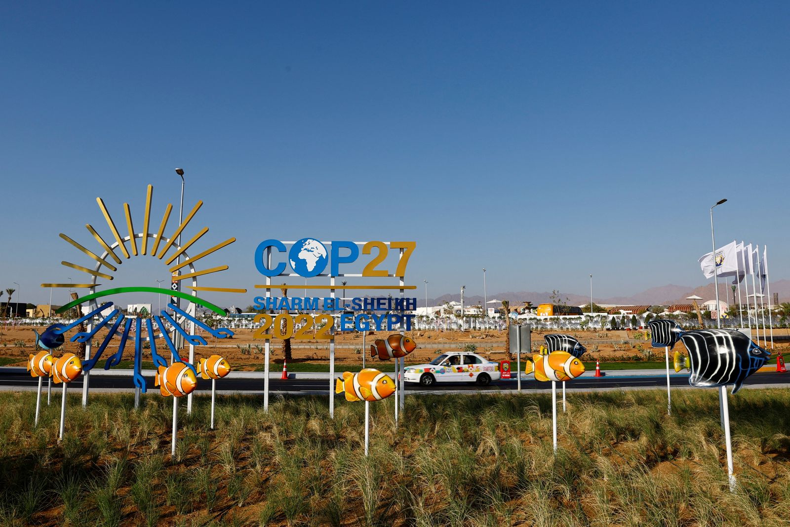 Recinte de la COP27 a la ciutat egípcia de Sharm al-Sheikh