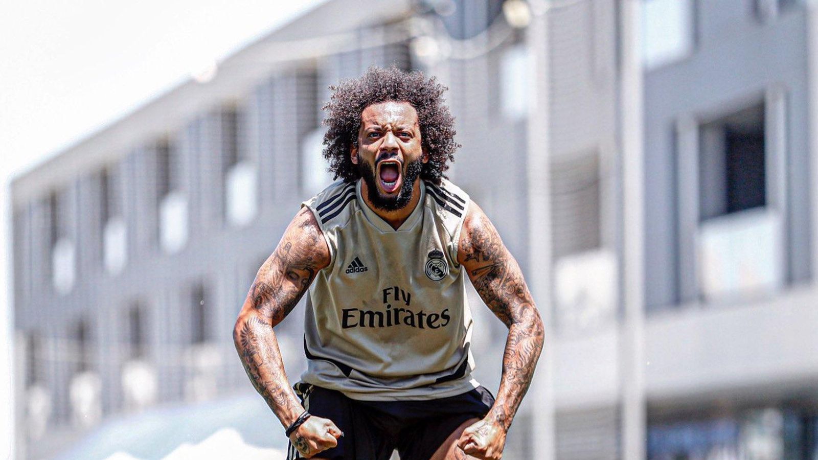 El jugador del Reial Madrid, Marcelo