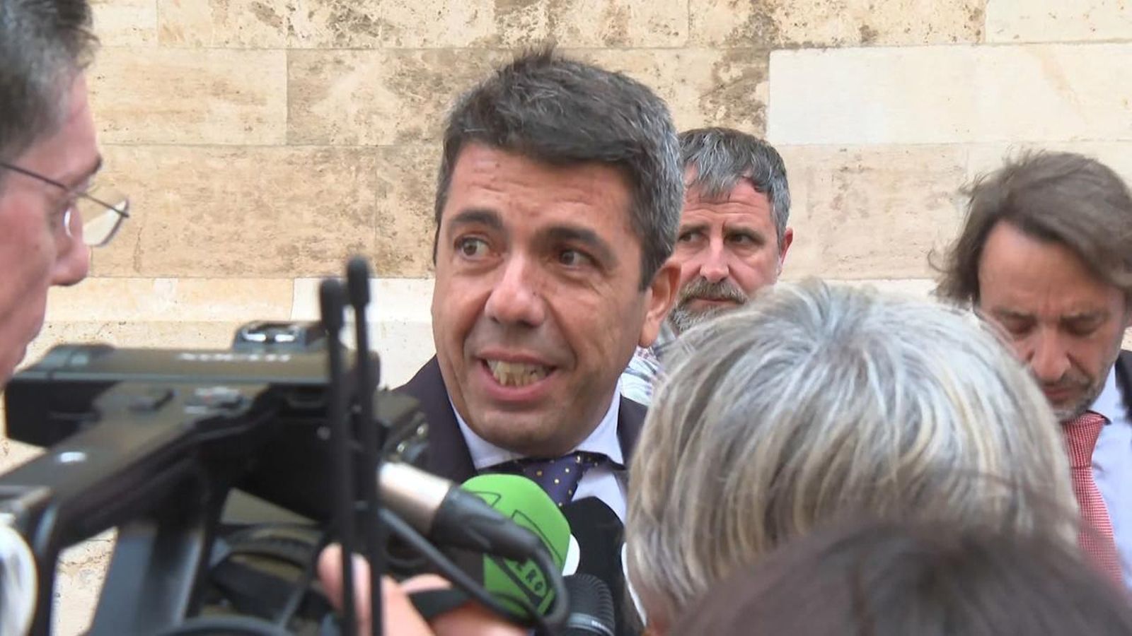 Declaracions de Mazón als mitjans de comunicació