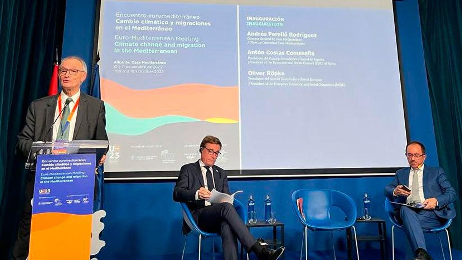 Trobada sobre el canvi climàtic i les migracions al Mediterrani