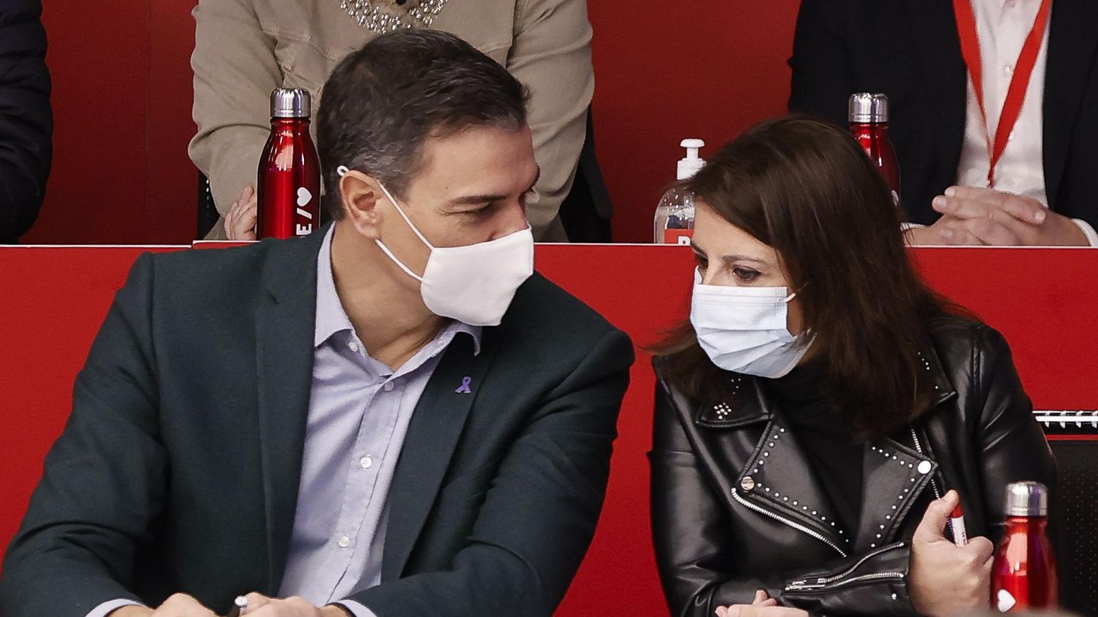 El president del govern espanyol i secretari general del PSOE, Pedro Sánchez, amb la vicesecretària, Adriana Lastra El president del govern espanyol i secretari general del PSOE, Pedro Sánchez, amb la vicesecretària Adriana Lastra