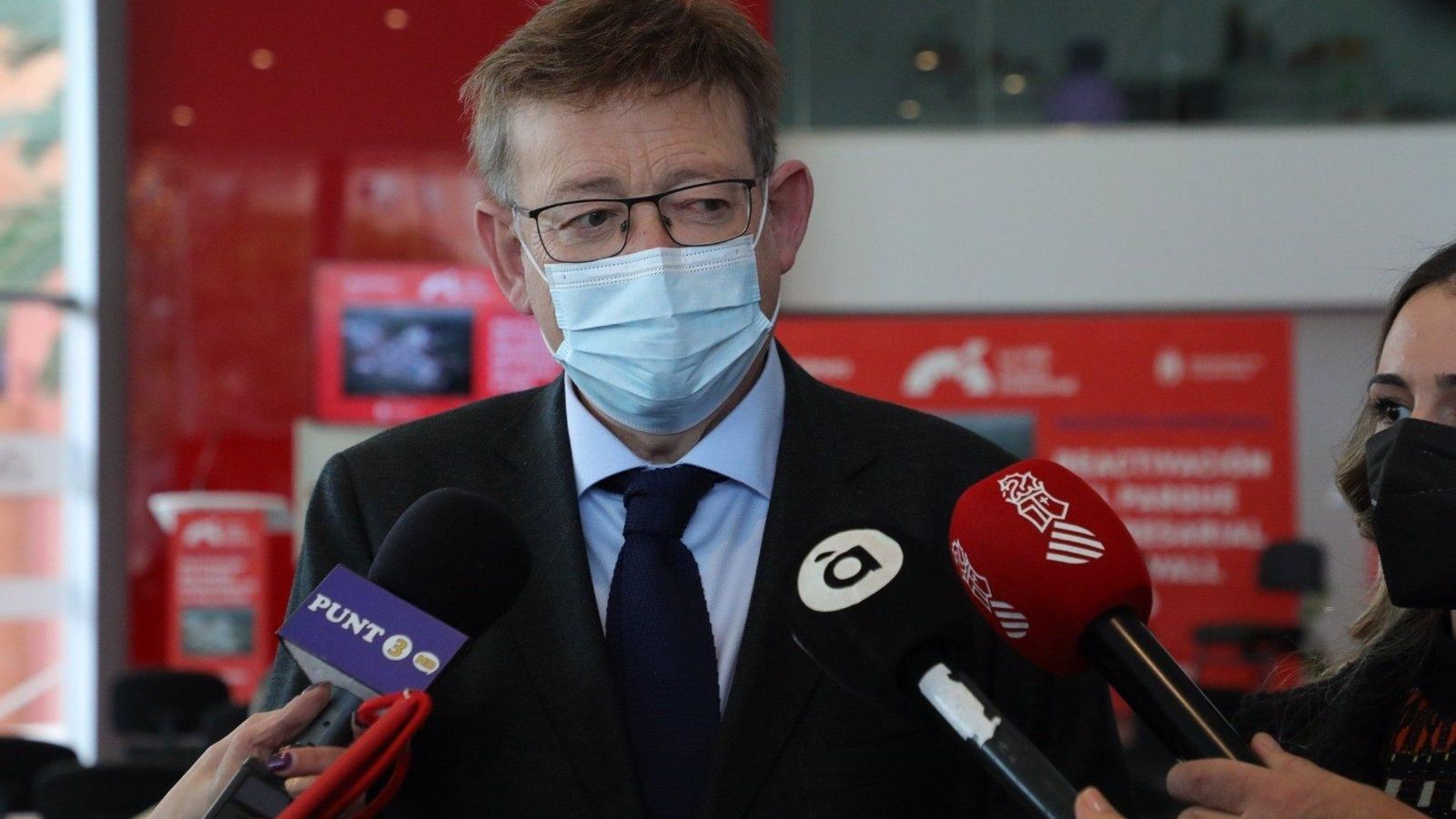 Ximo Puig, aquest divendres, en una visita a la Vall d'uixó