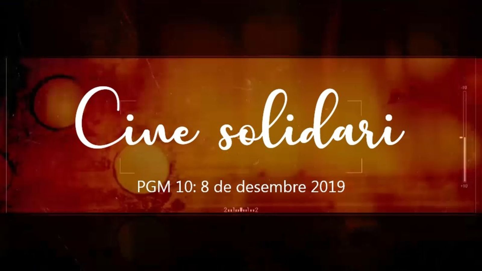 Programa 10 - Cine solidari