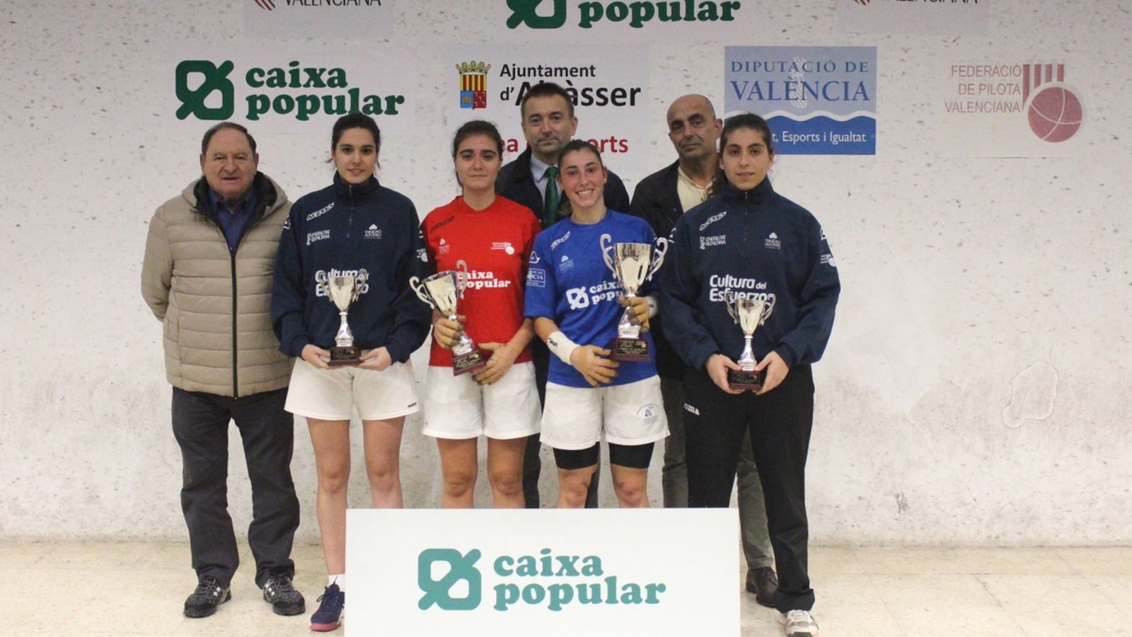 Les finalistes de l'individual sub-23 de tecnificació