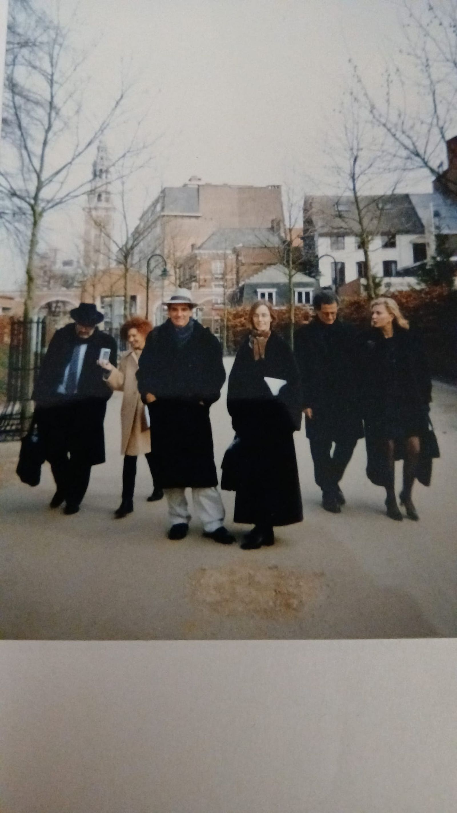 Lovaina, 1999, a la esquerra Umberto Eco; a la dreta, Paolo Fabbri i Lucrecia Escudero