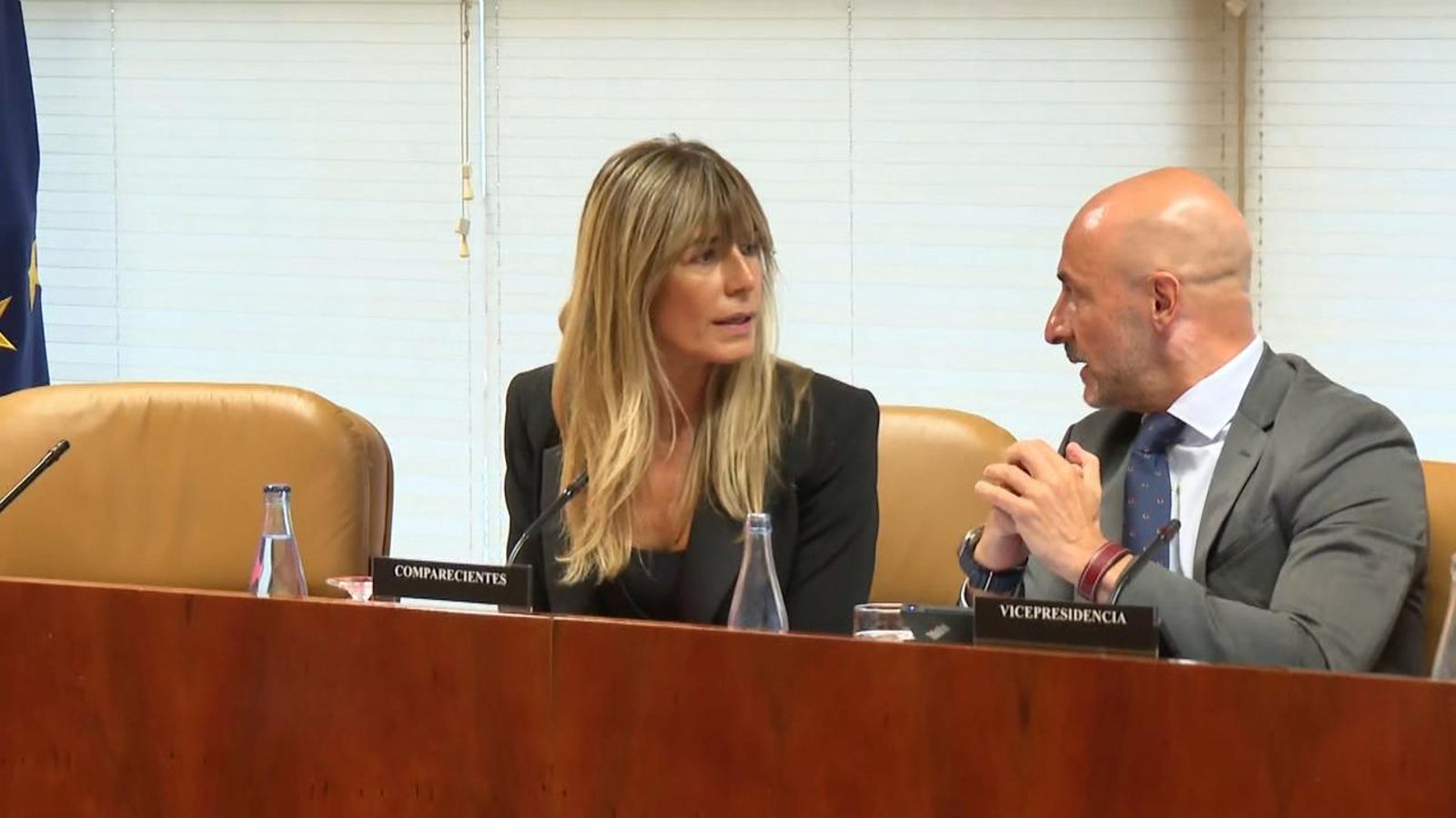 Begoña Gómez, en una compareixença en la comissió d'investigació a l'Assemblea de Madrid
