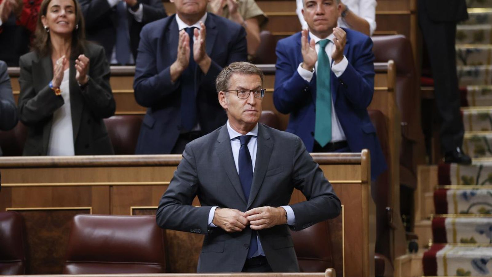 El candidat popular Alberto Núñez Feijóo