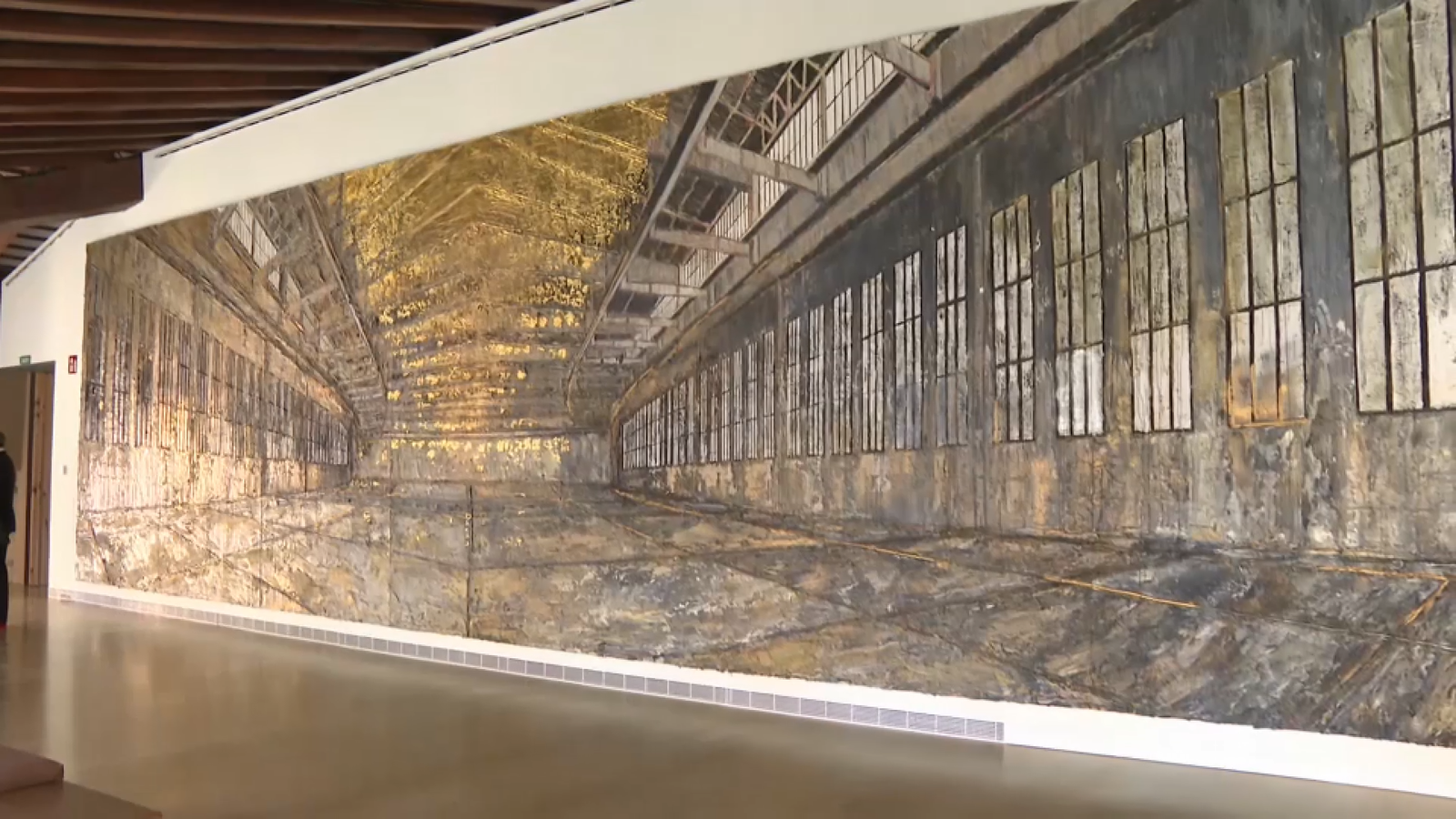 En la imatge, una de les obres d'Anselm Kiefer exposada al Centre d'Art Hortensia Herrero