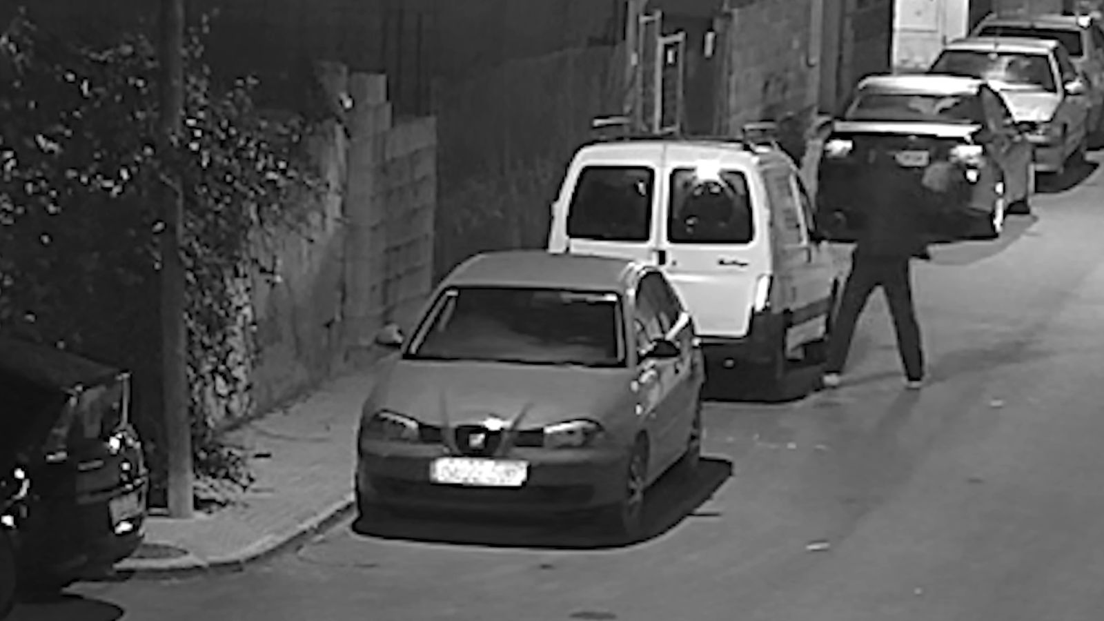 Un dels atracaments a cotxes en Almoradí